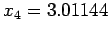 $x_4=3.01144$