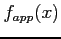 $f_{app}(x)$