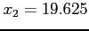 $x_2 = 19.625$