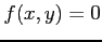 $f(x, y)=0$