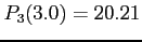 $P_3(3.0)=20.21$