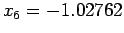 $ x_6= - 1.02762$
